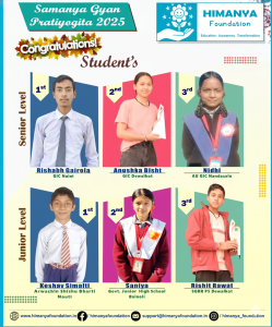 Successful General Knowledge Competition Organized by Himanya Foundation